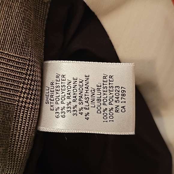 Banana Republic Jackson fit wide leg trousers size 8 long - Picture 6 of 6